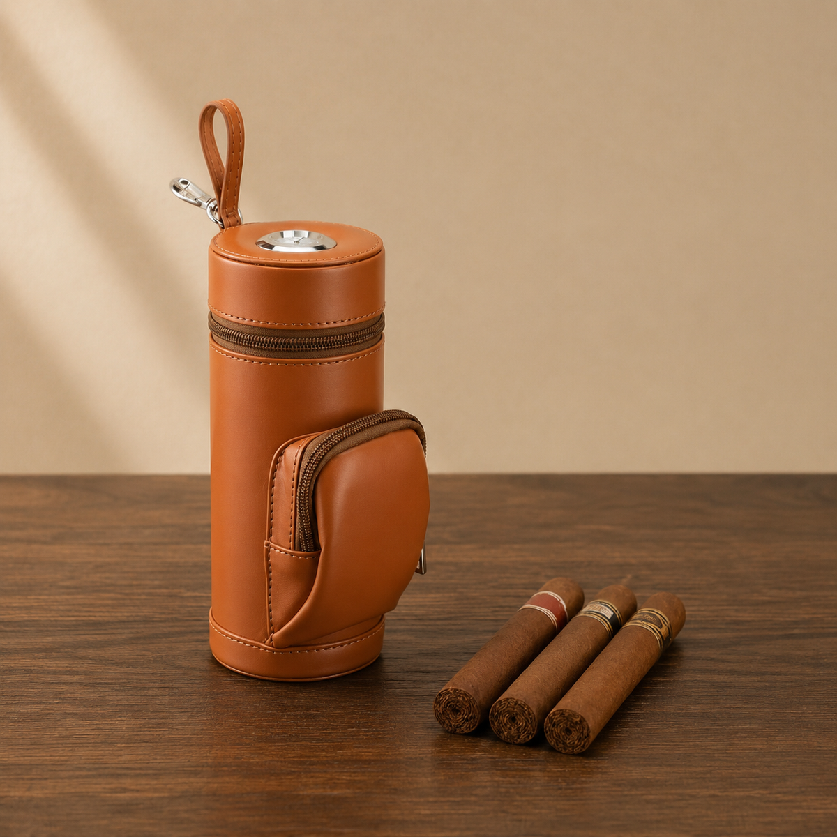 Portable Golf Cigar Travel Case